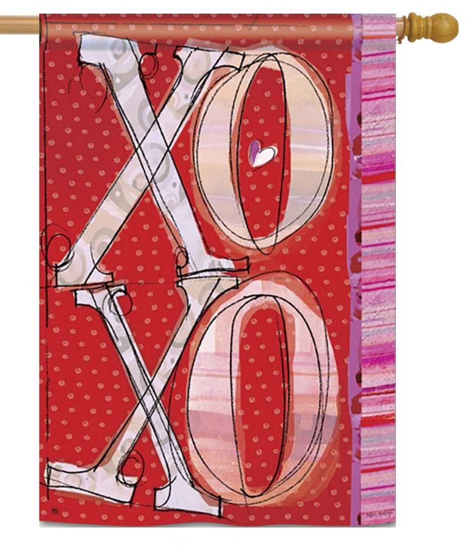 XOXO Valentine Banner heartlandflags