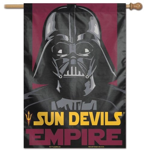 Arizona State Sun Devils Empire Flag Vertical Star Wars House Banner heartlandflags