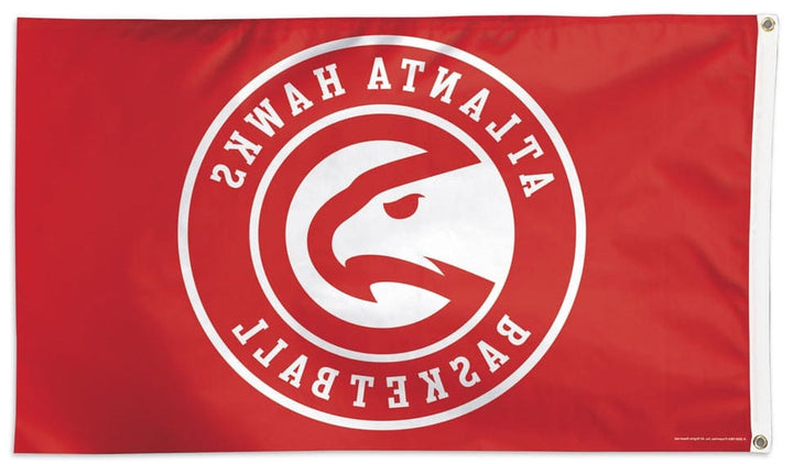 Atlanta Hawks Basketball Flag 3x5 Red heartlandflags