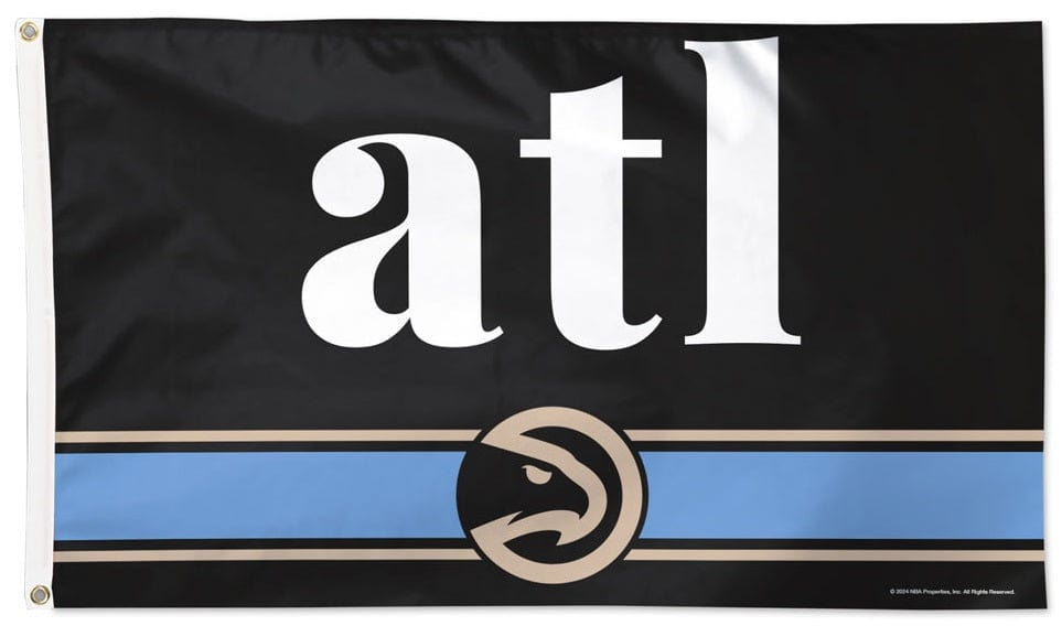 Atlanta Hawks Flag 3x5 City Logo 2023 heartlandflags