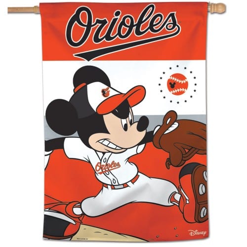 Baltimore Orioles Flag Mickey Mouse Banner heartlandflags