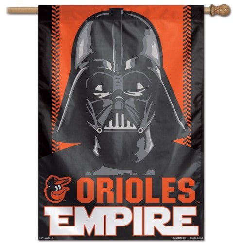 Baltimore Orioles Flag Star Wars Vertical Banner heartlandflags