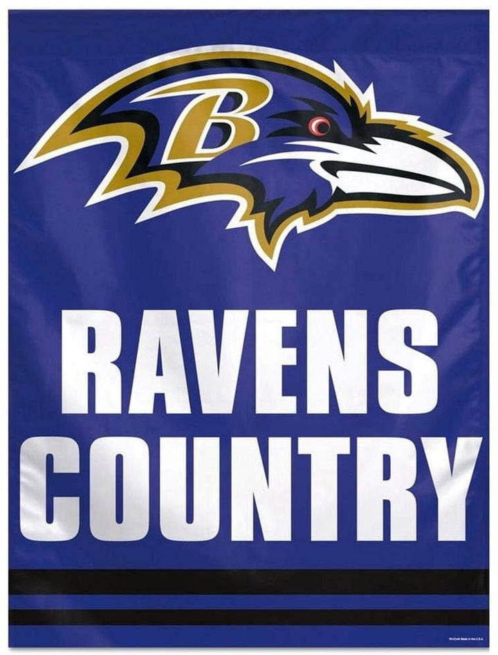 Baltimore Ravens Country Banner Vertical House Flag heartlandflags