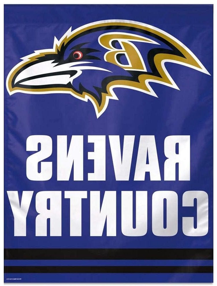 Baltimore Ravens Country Banner Vertical House Flag heartlandflags