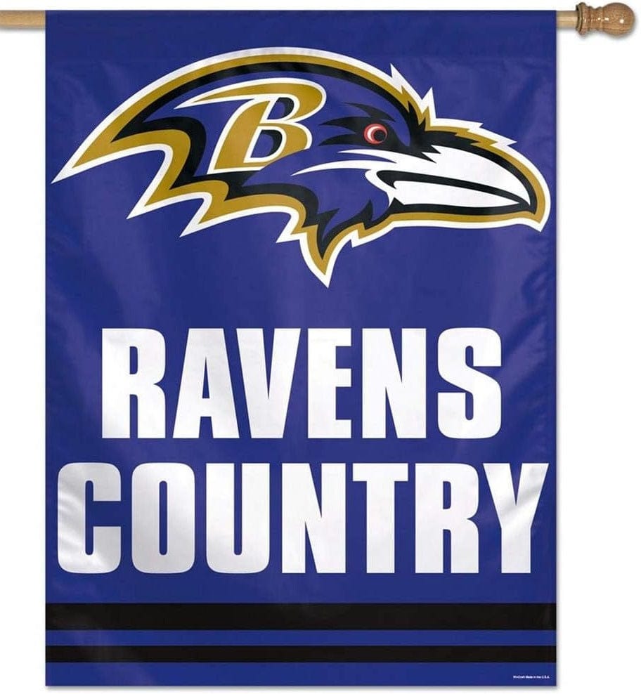 Baltimore Ravens Country Banner Vertical House Flag heartlandflags