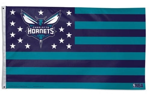 Charlotte Hornets Flag 3x5 Americana Stars Stripes heartlandflags