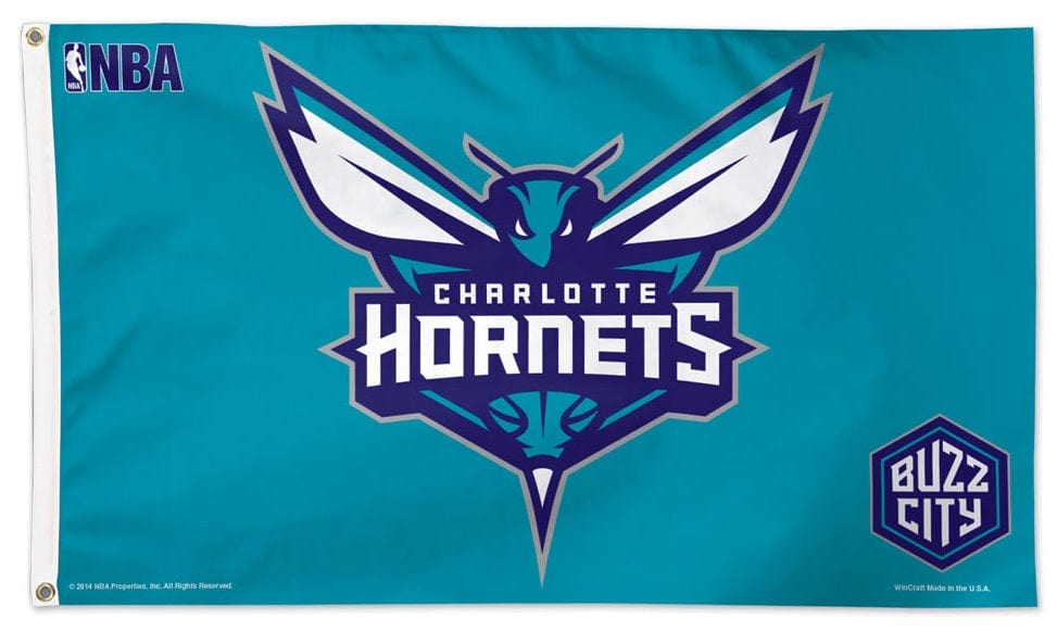 Charlotte Hornets Flag 3x5 Buzz City heartlandflags