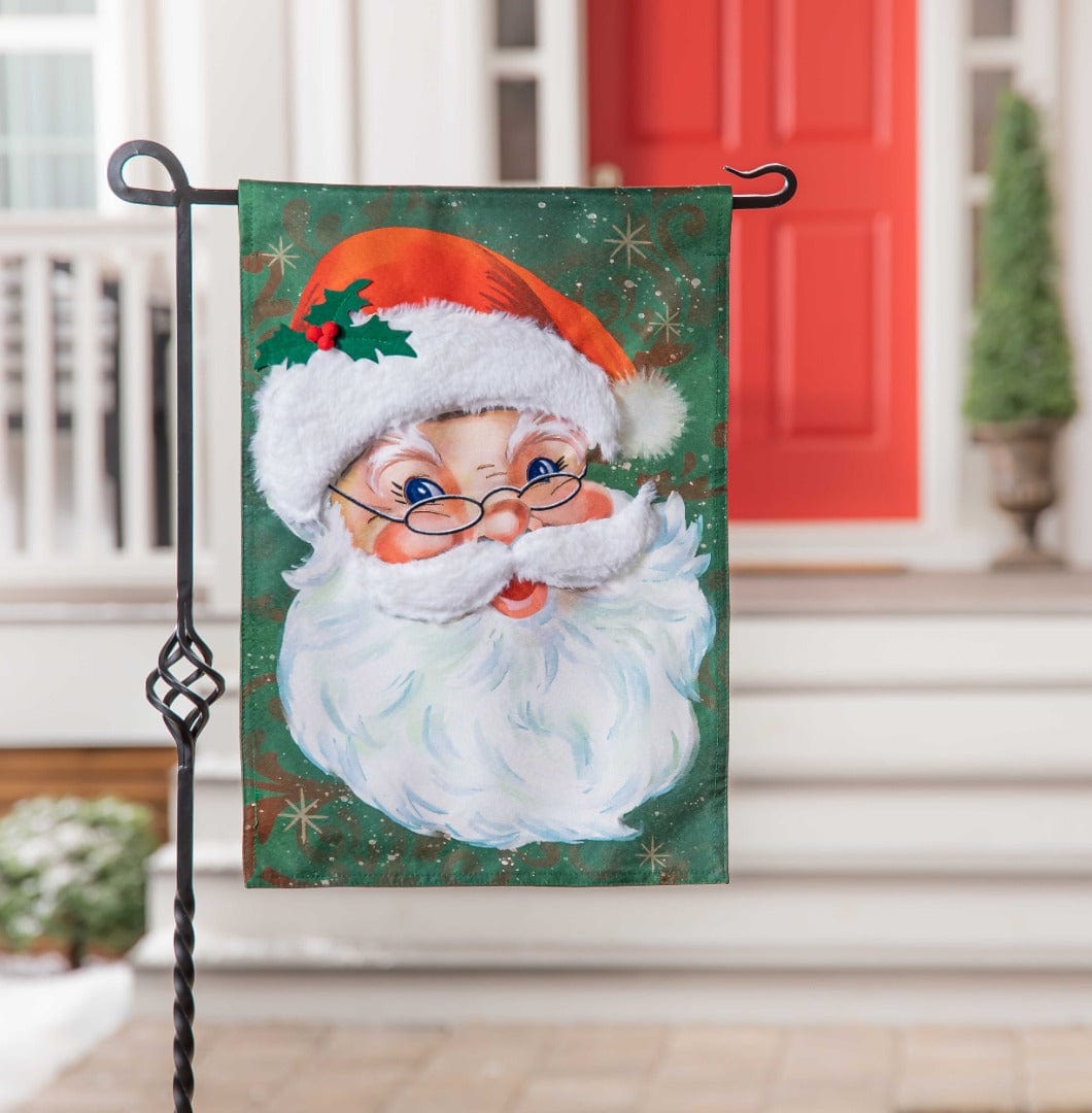 Christmas Merry Santa Garden Flag 2 Sided Decorative heartlandflags