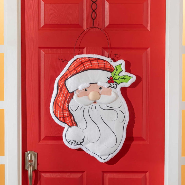 Christmas Santa Claus Estate Door Decoration Hanger heartlandflags