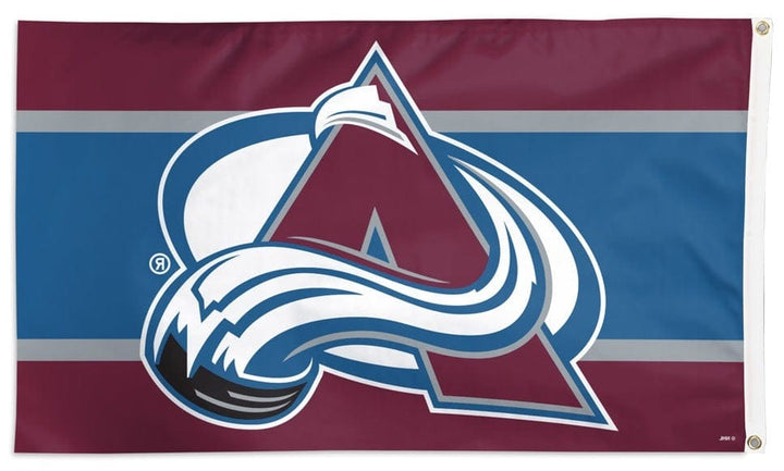 Colorado Avalanche Flag 3x5 Horizontal Stripe heartlandflags