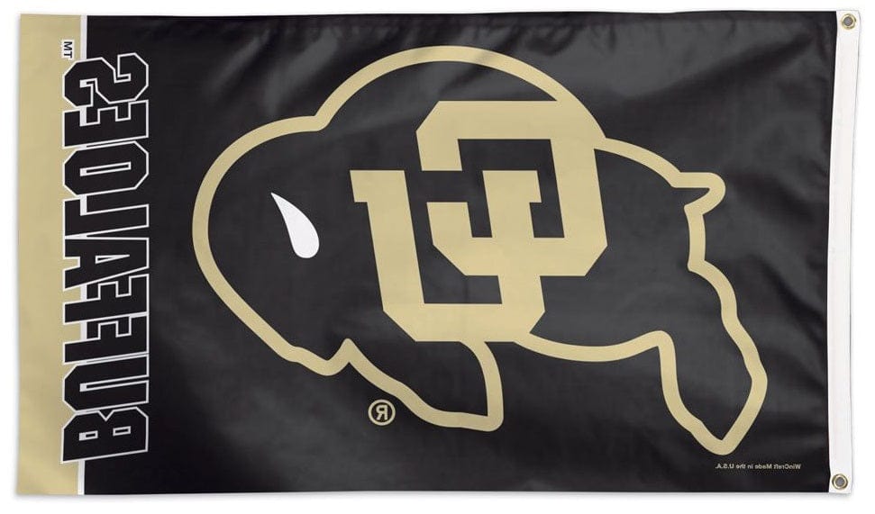 Colorado Buffaloes Flag 3x5 Logo heartlandflags