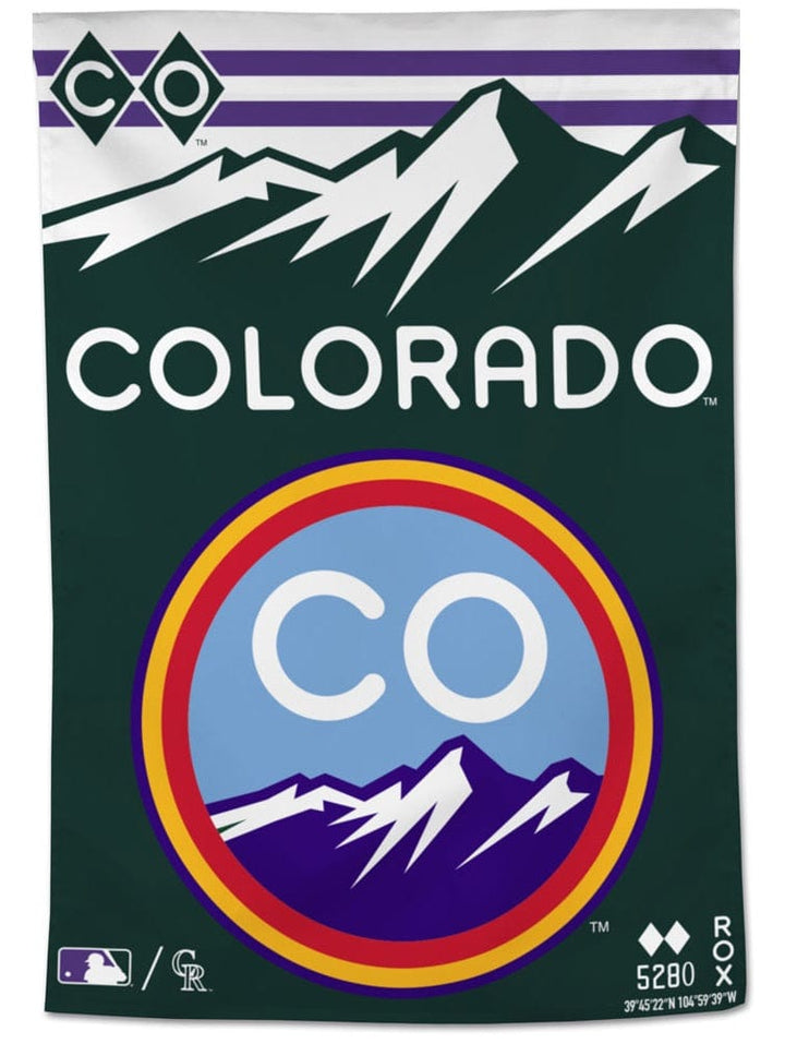 Colorado Rockies Banner City Connect Flag ROX heartlandflags