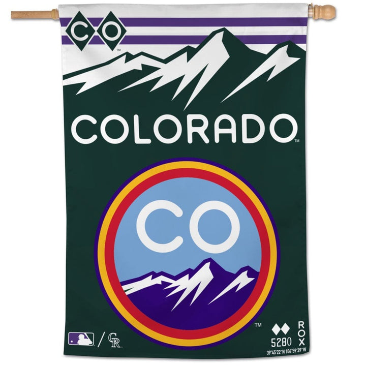 Colorado Rockies Banner City Connect Flag ROX heartlandflags