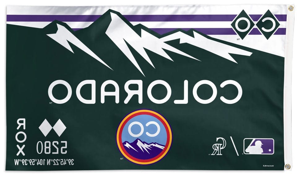 Colorado Rockies Flag 3x5 City Connect Rox heartlandflags