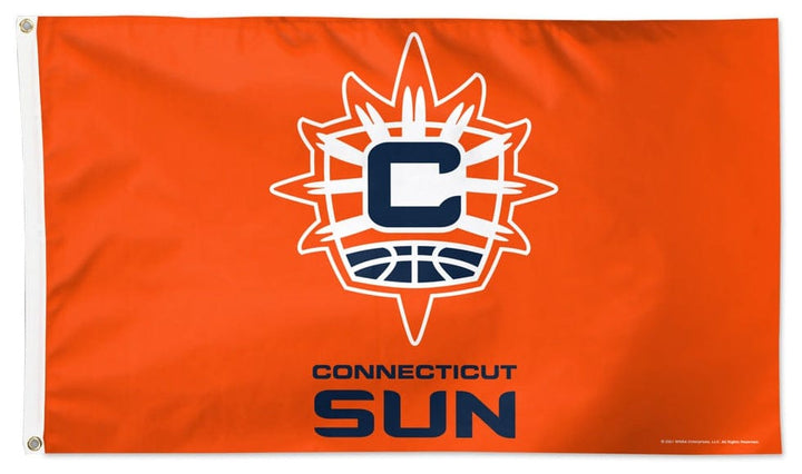 Connecticut Sun Flag 3x5 Logo heartlandflags