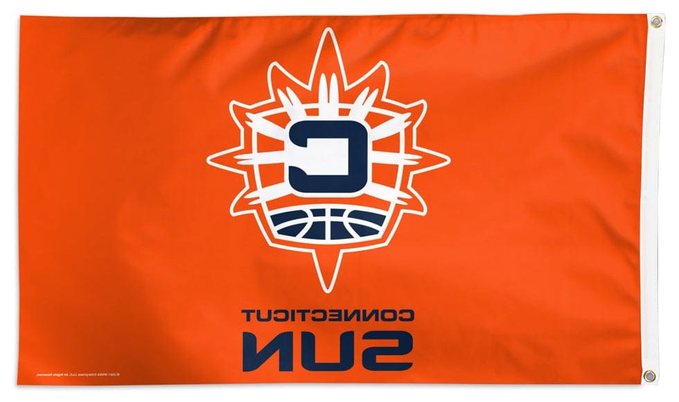 Connecticut Sun Flag 3x5 Logo heartlandflags