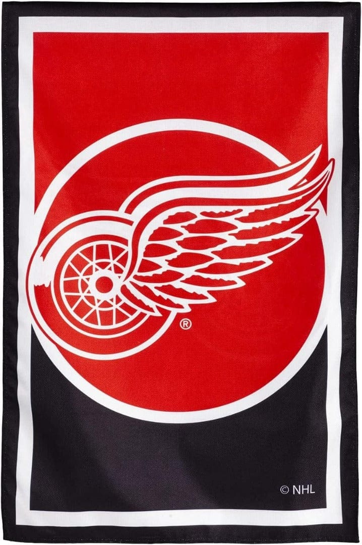 Detroit Red Wings Banner 2 Sided Burlap House Flag heartlandflags