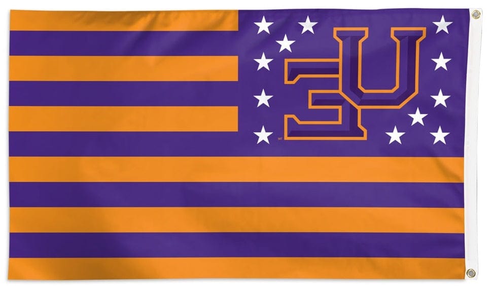 Evansville Purple Aces Flag 3x5 Americana Stars Stripes heartlandflags