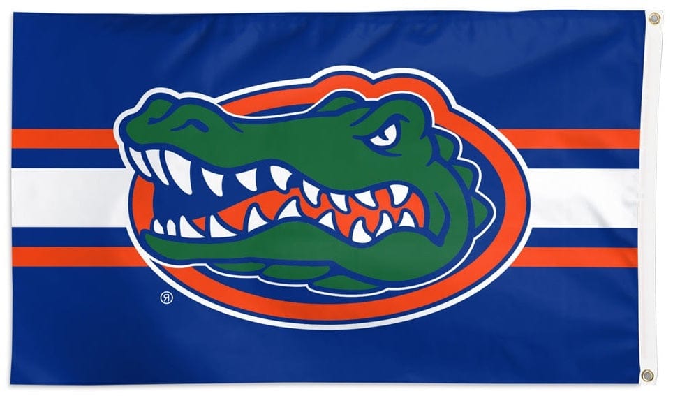 Florida Gators Flag 3x5 Striped Logo heartlandflags