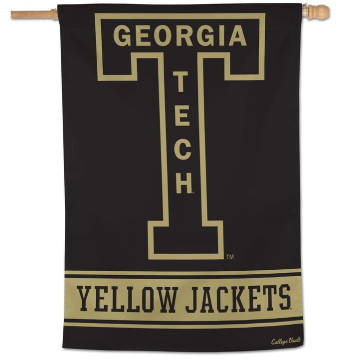 Georgia Tech Yellow Jackets Banner Throwback House Flag heartlandflags