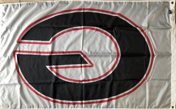 Gilbert High School Flag 3x5 G Logo White heartlandflags