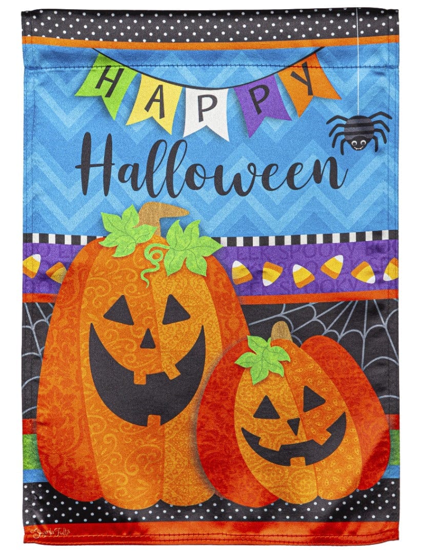 Halloween Greetings Garden Flag 2 Sided heartlandflags