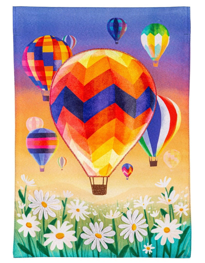 Hot Air Balloons Garden Flag 2 Sided heartlandflags