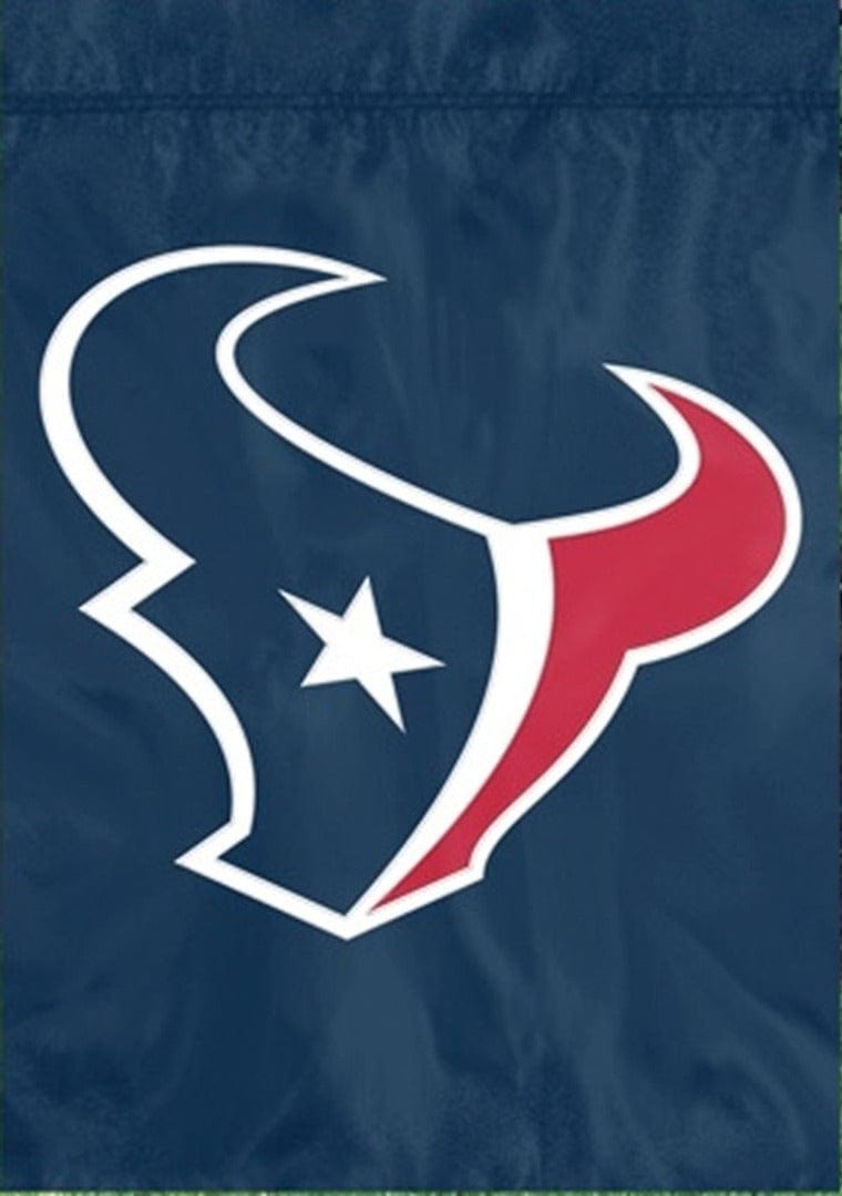 Houston Texans Garden Flag Applique Single Sided heartlandflags