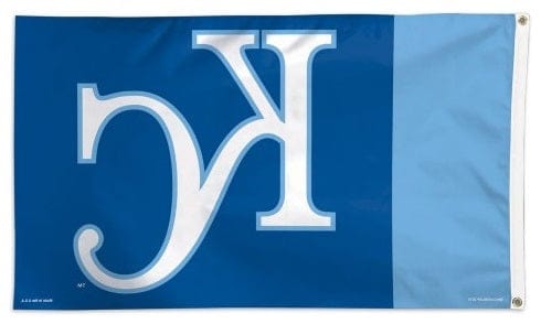 Kansas City Royals Flag 3x5 Vertical Stripe heartlandflags