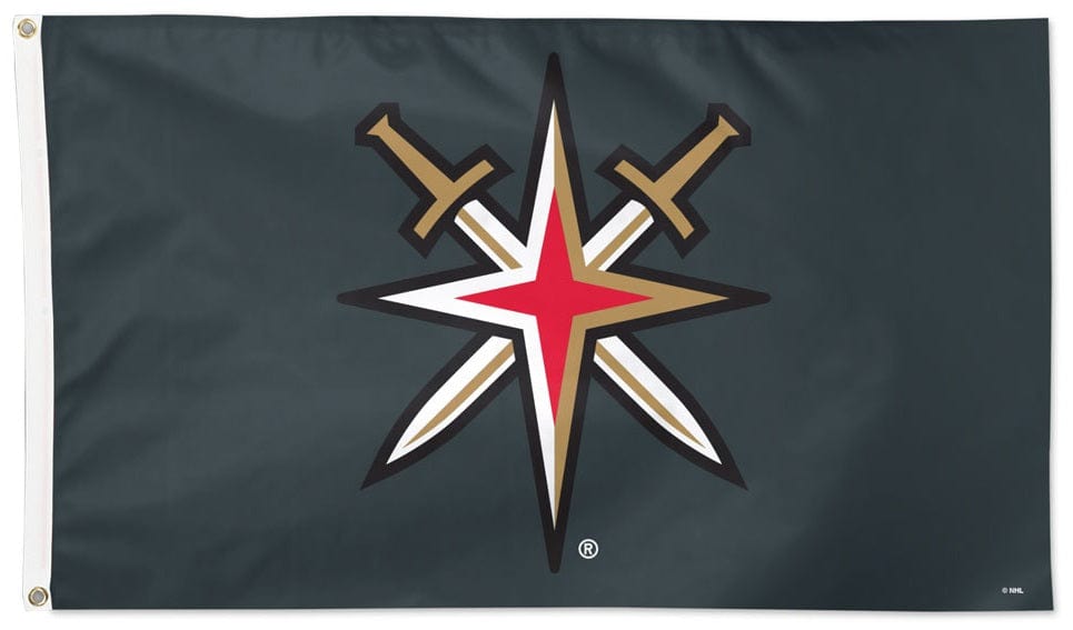 Las Vegas Golden Knights Flag 3x5 Throwback Logo heartlandflags