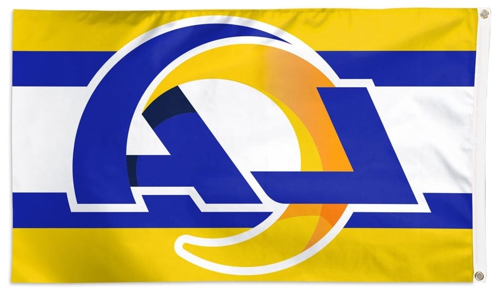 Los Angeles Rams Flag 3x5 Logo Stripe heartlandflags