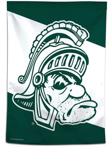 Michigan State Spartans Flag Sparty Logo House Banner heartlandflags