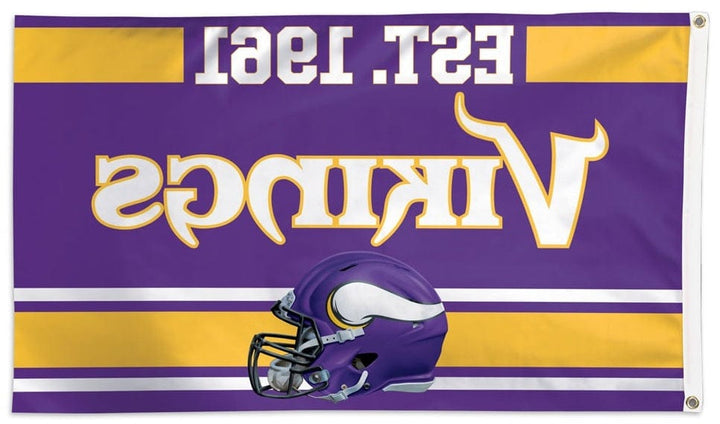 Minnesota Vikings Flag 3x5 Est 1961 heartlandflags