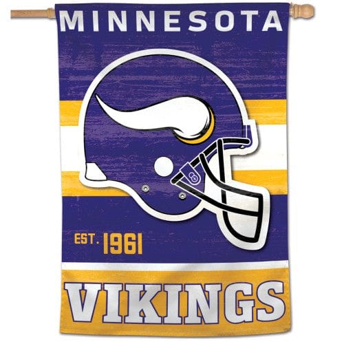 Minnesota Vikings House Flag Classic Logo heartlandflags