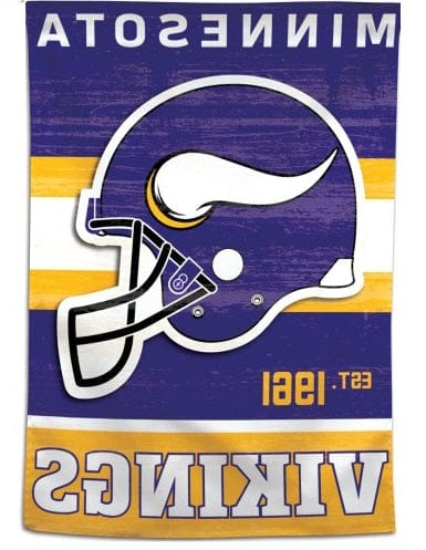 Minnesota Vikings House Flag Classic Logo heartlandflags