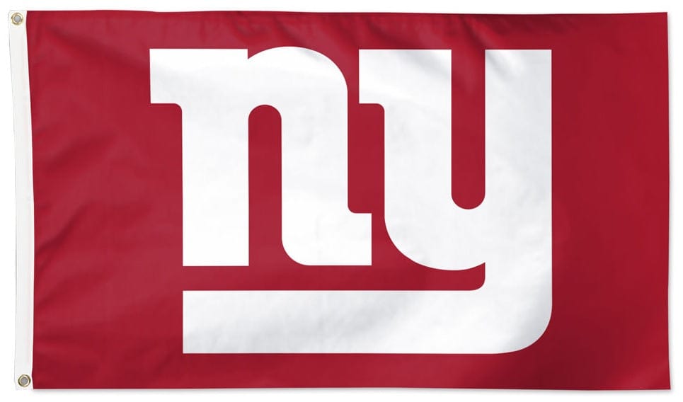 New York Giants Flag 3x5 Red Logo heartlandflags