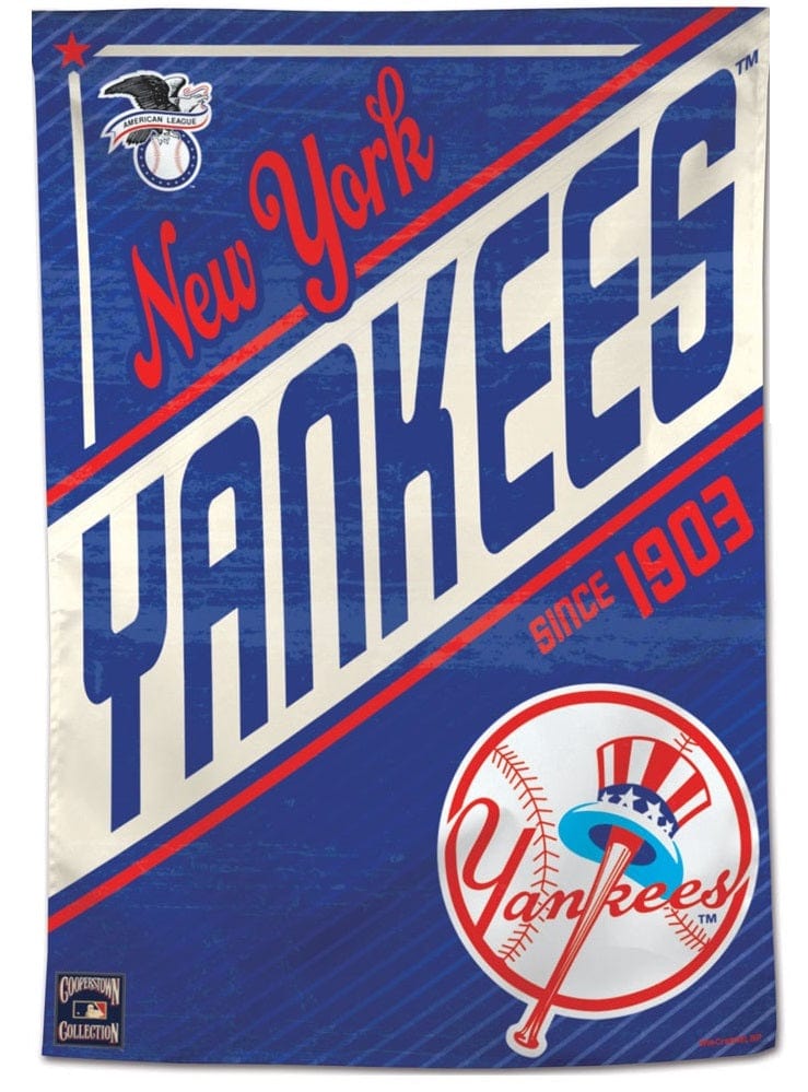 New York Yankees Banner Cooperstown Collection Flag heartlandflags