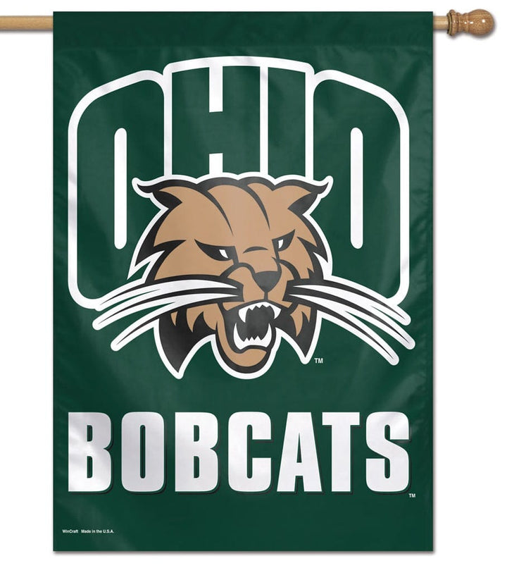 Ohio Bobcats Flag Vertical House Banner heartlandflags