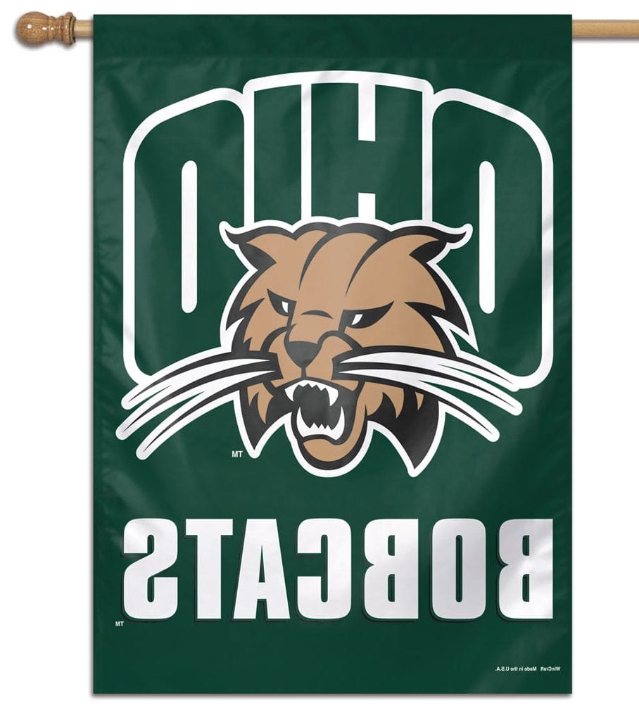 Ohio Bobcats Flag Vertical House Banner heartlandflags