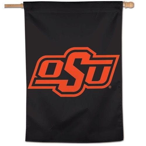 Oklahoma State Cowboys Flag OSU House Banner Black heartlandflags