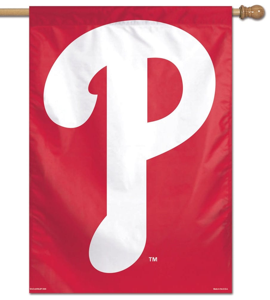 Philadelphia Phillies Banner P Logo House Flag heartlandflags