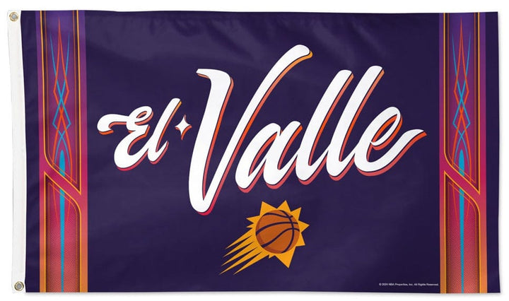 Phoenix Suns Flag 3x5 City Logo 2023 El Valle heartlandflags