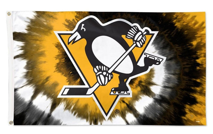 Pittsburgh Penguins Flag 3x5 Tie Dye heartlandflags