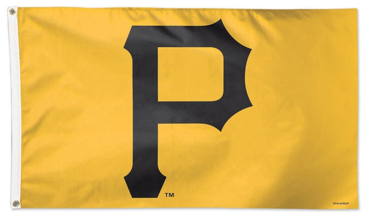 Pittsburgh Pirates Flag 3x5 P Logo on Yellow heartlandflags