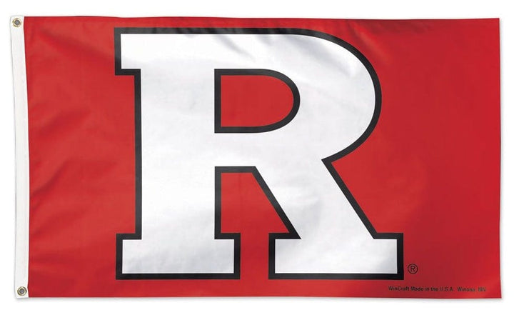 Rutgers Scarlet Knights Flag 3x5 R Logo heartlandflags