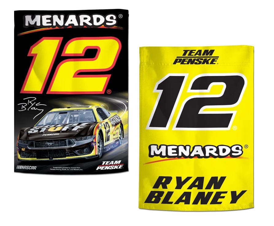 Ryan Blaney Garden Flag 2 Sided 2024 heartlandflags