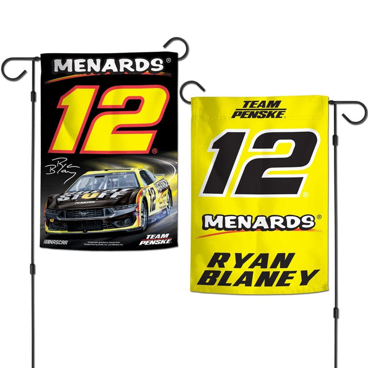 Ryan Blaney Garden Flag 2 Sided 2024 heartlandflags