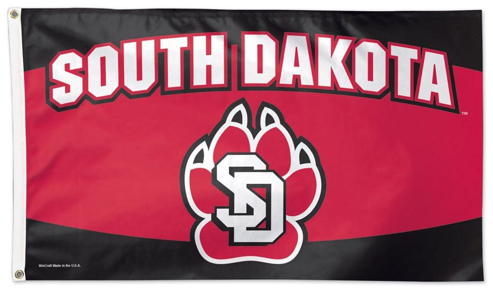 South Dakota Flag 3x5 Coyotes SD heartlandflags