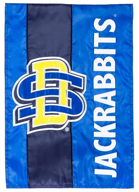 South Dakota State Jackrabbits Garden Flag 2 Sided Applique heartlandflags