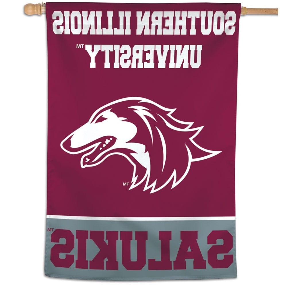 Southern Illinois University Banner Salukis House Flag heartlandflags